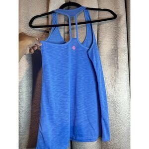 Lilly Pulitzer Luxletic Xs Blue Racerback Active Wear  Tank Top